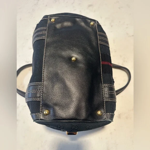 Authentic Gucci GG Canvas Aviatrix Boston Bag - Picture 3 of 11